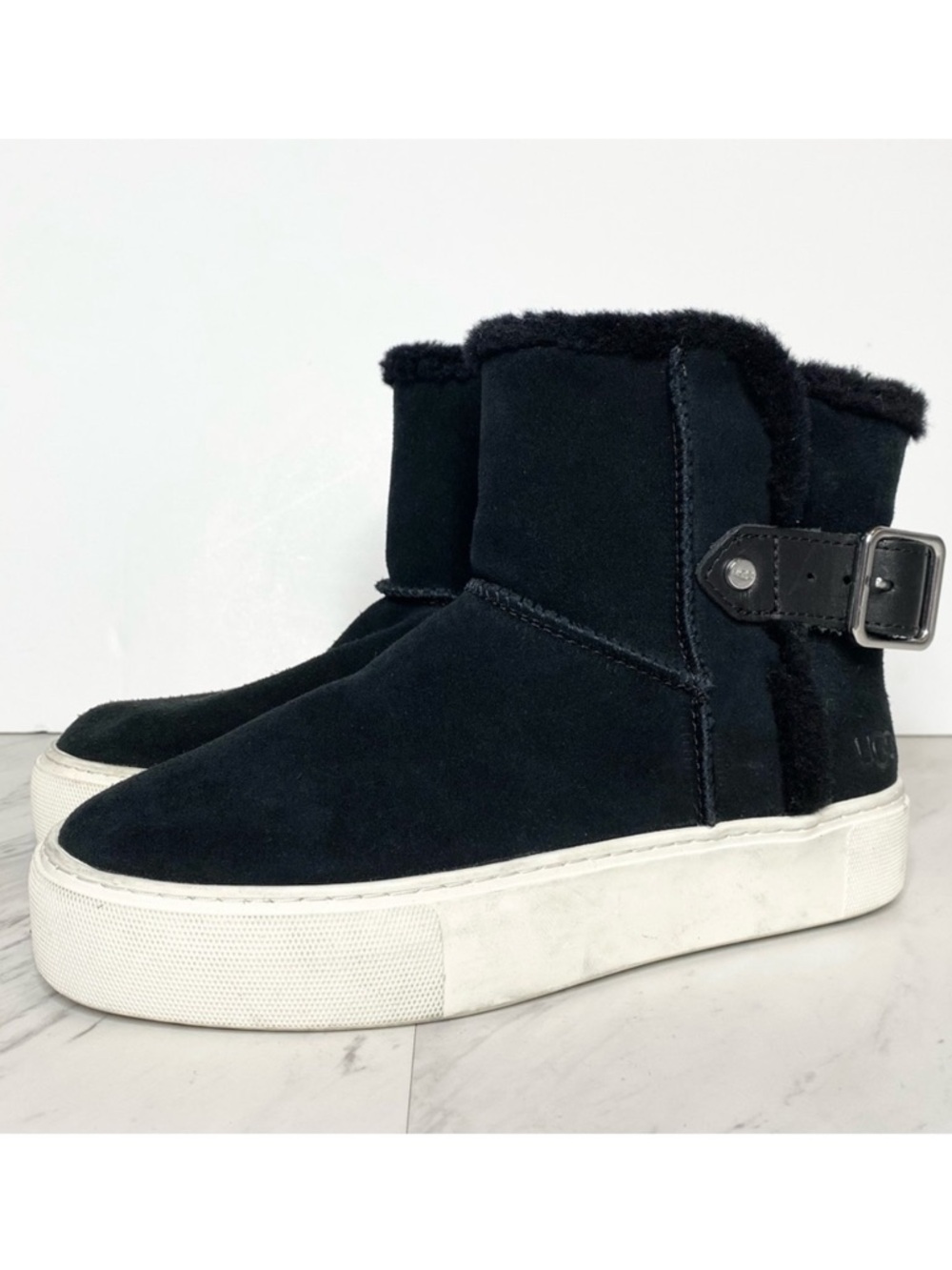 UGG Aika Black Platform Winter Boot 5